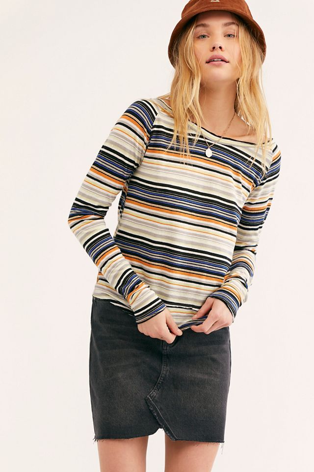 We The Free Maura Striped Top #1