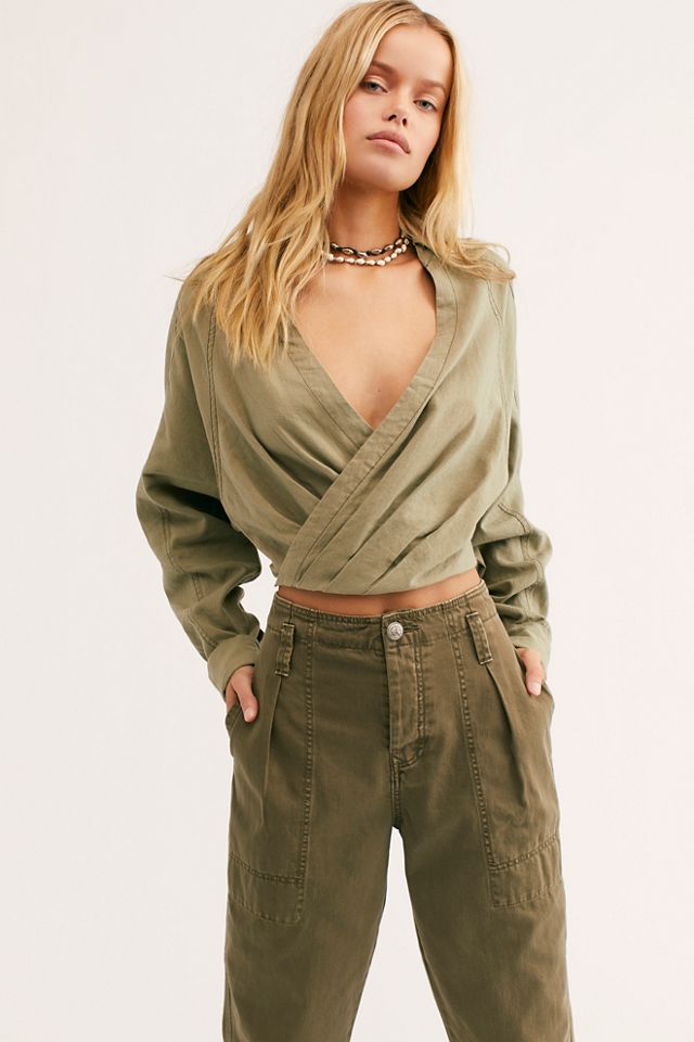 We The Free Love To Love Linen Top | Free People