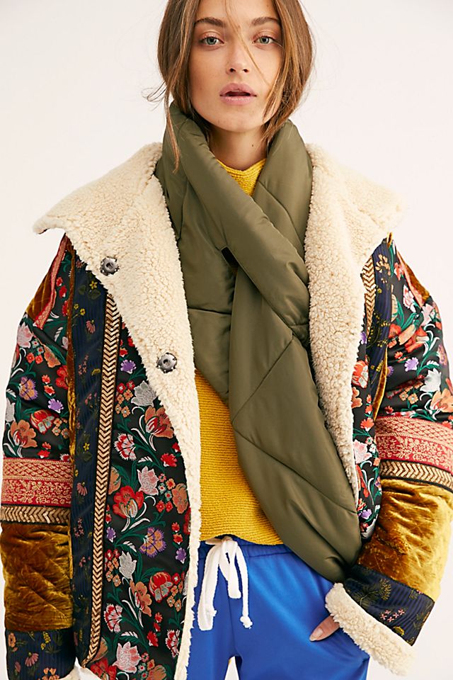 Alpine Solid Puffer Scarf | Free People UK