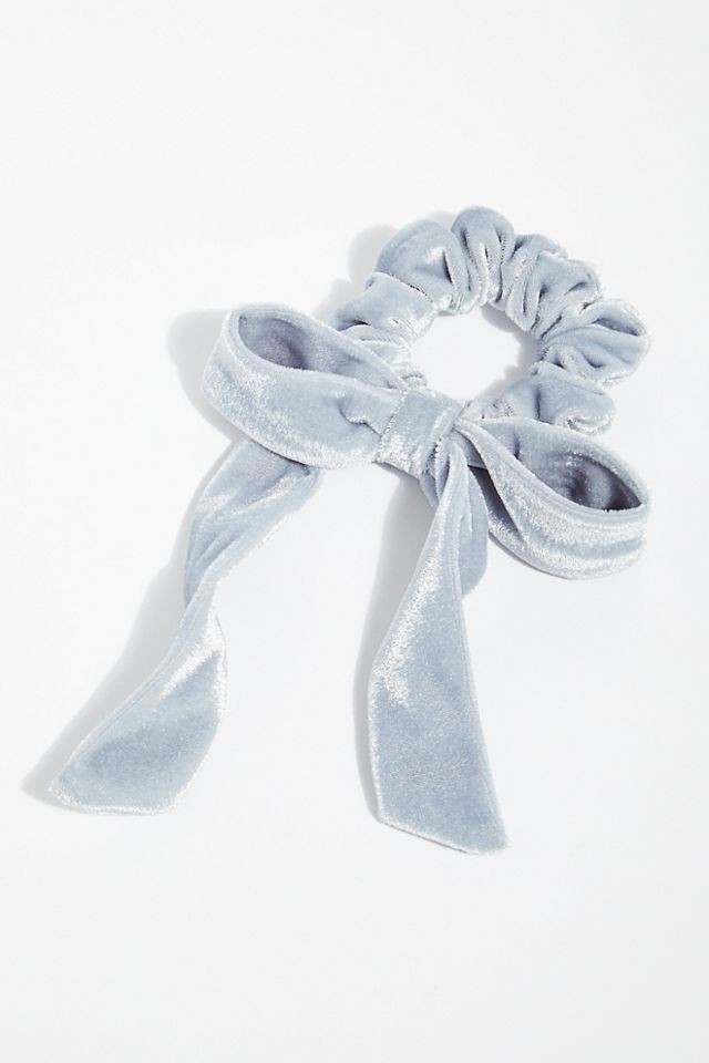 Velvet Bow Scrunchie #2