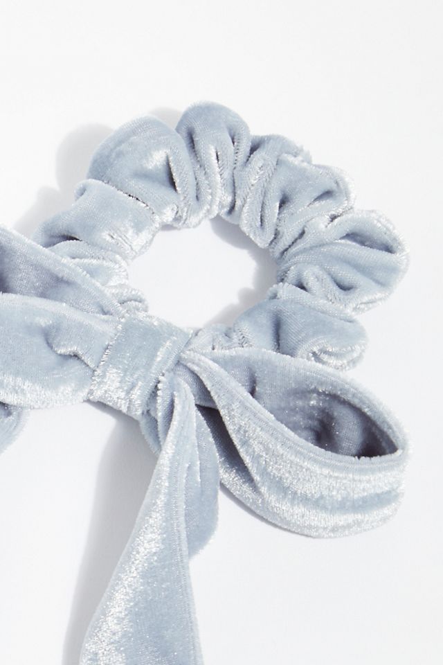 Velvet Bow Scrunchie #3