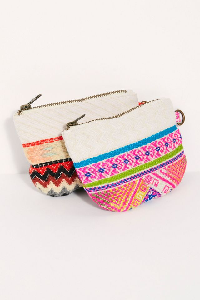 Serape Canvas Coin Pouch | Free People