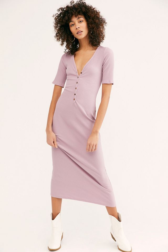 Henley midi outlet dress