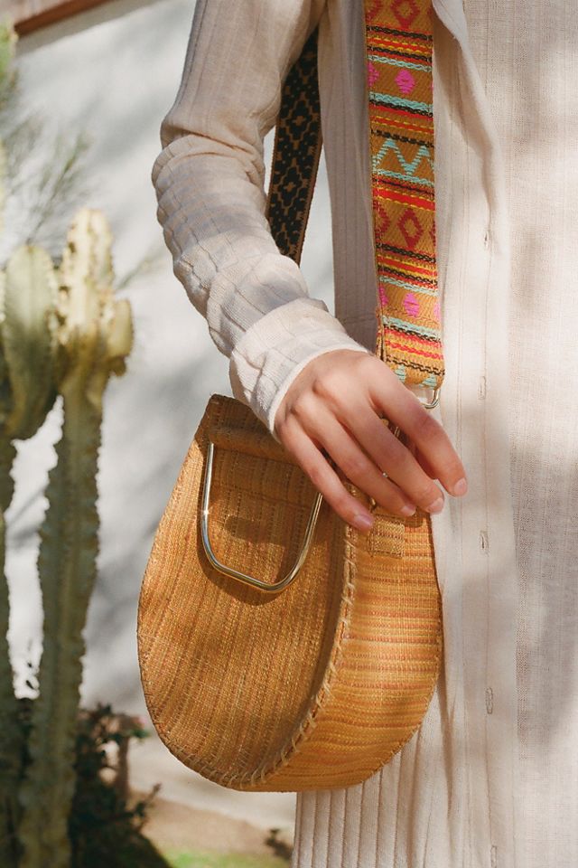 Straw Crossbody Bag 