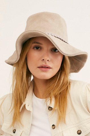 Free People Tennessee Suede Floppy Bucket Hat NWOT Free People Tennessee Suede Floppy Boho | Mercari main image 2