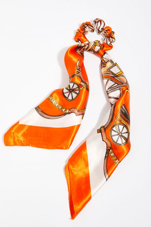 Natalie Printed Scarf Pony #1