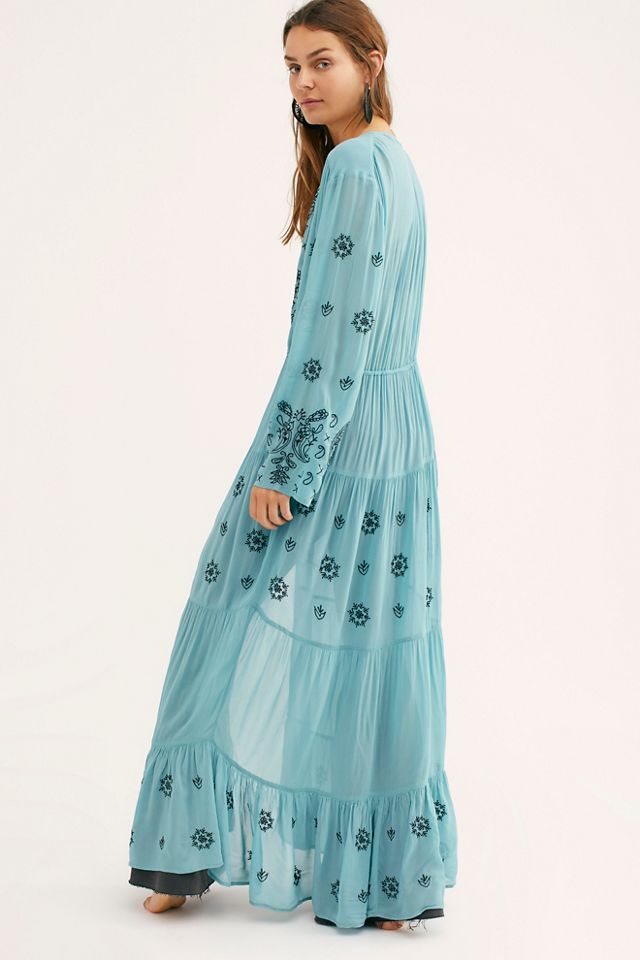 La Cienega Embroidered Kimono #1