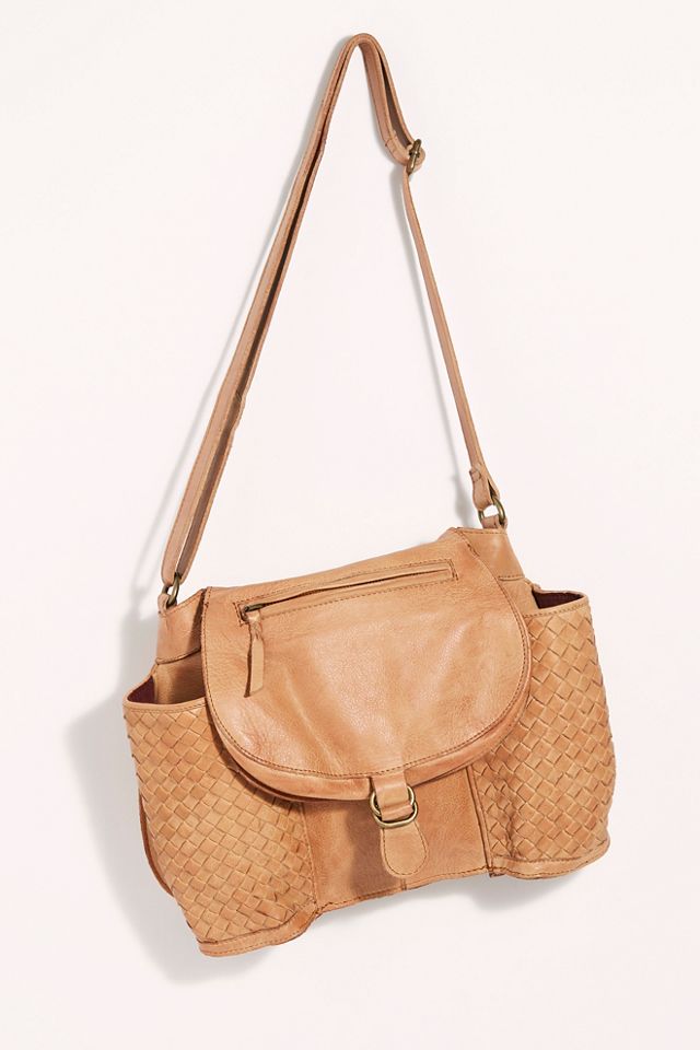 Yuma Woven Leather Shoulder Bag #1