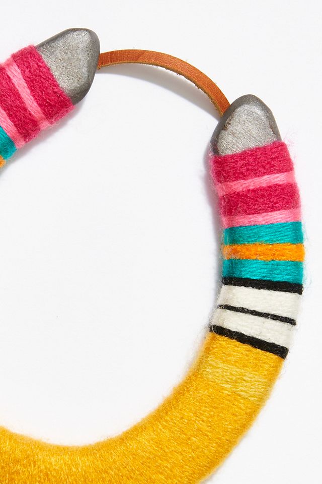 Yarnbombed Lucy Yarn Horseshoe #2