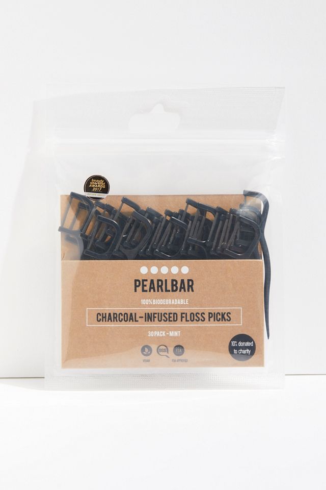 PearlBar Charcoal Infused Floss Picks #1