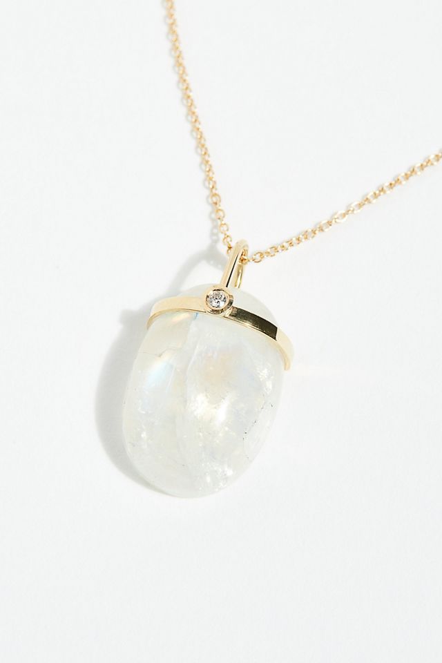 14k Diamond Healing Stone #1