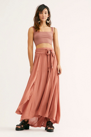 Coast To Coast Wrap Skirt | Free People