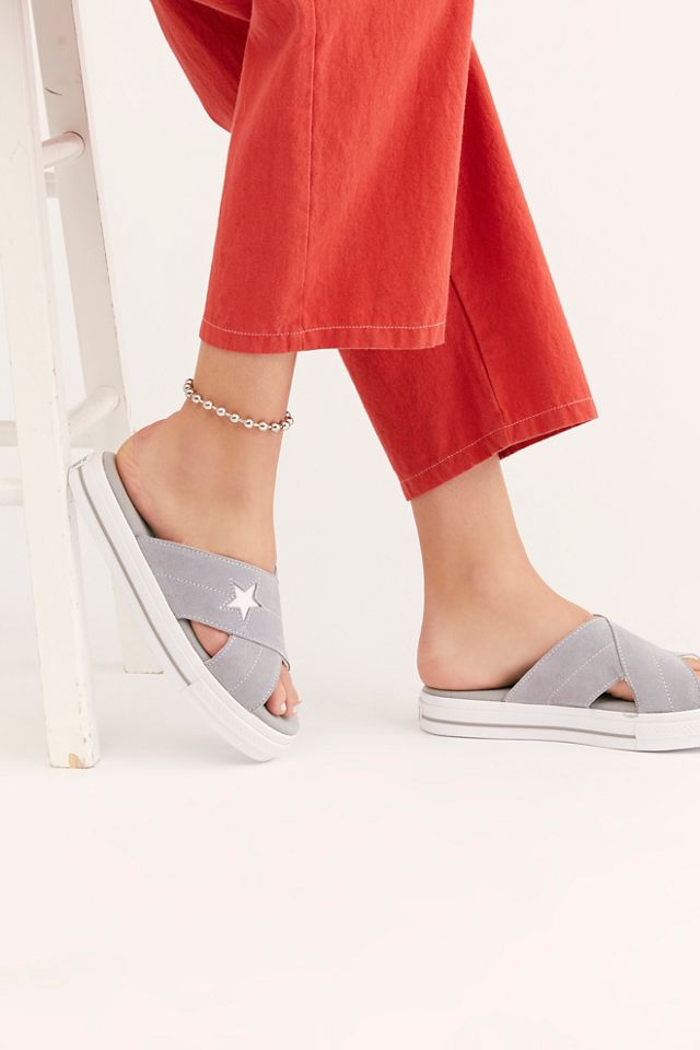 One Star Slip On Sandals Free People