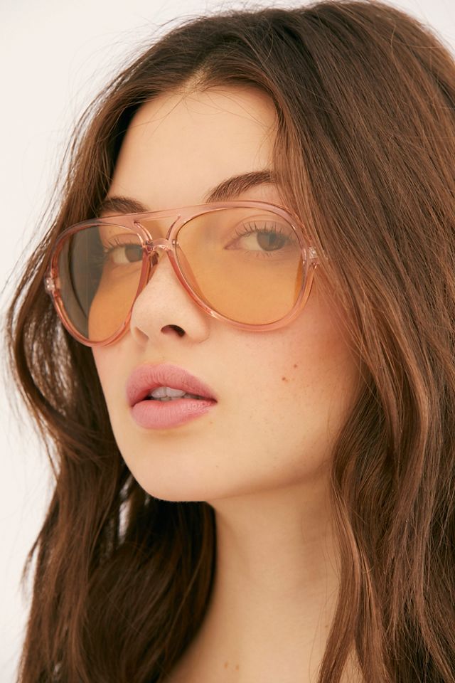 Glinda Rosey Aviator Sunglasses