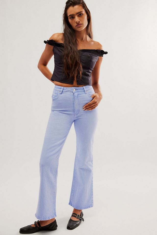 Bell bottom hot sale ankle jeans