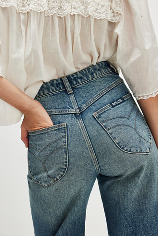 Rolla's Sailor Jeans by Rolla's at Free People in Tough Stone, Size: 24