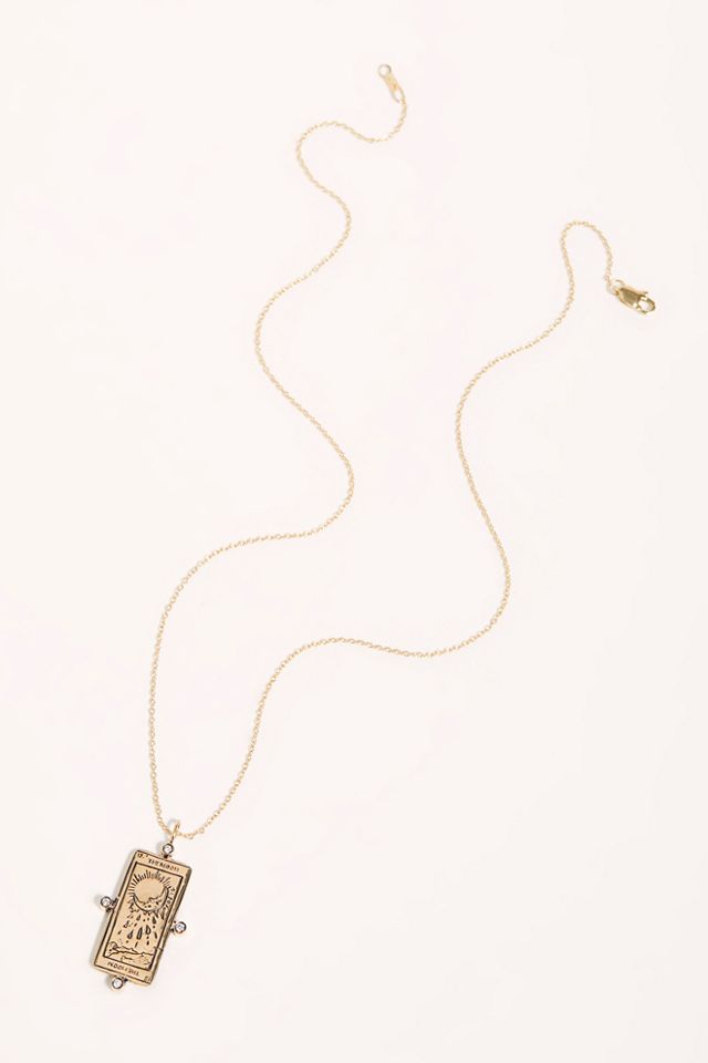 The Moon Tarot Card Necklace #1