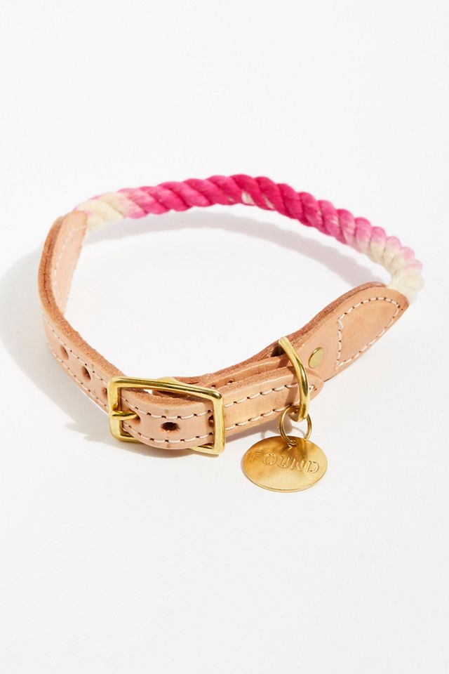 Ombre Rope Dog Collar #1