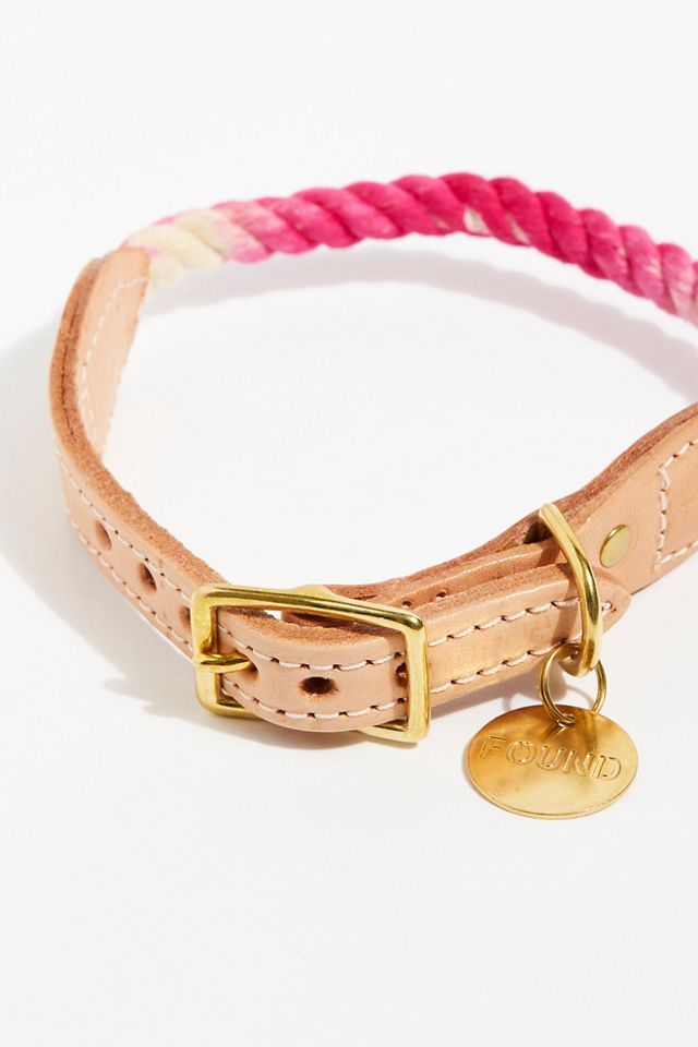 Ombre Rope Dog Collar #2