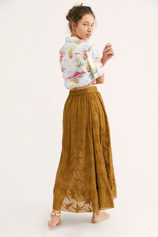 Rum Maxi Skirt #1