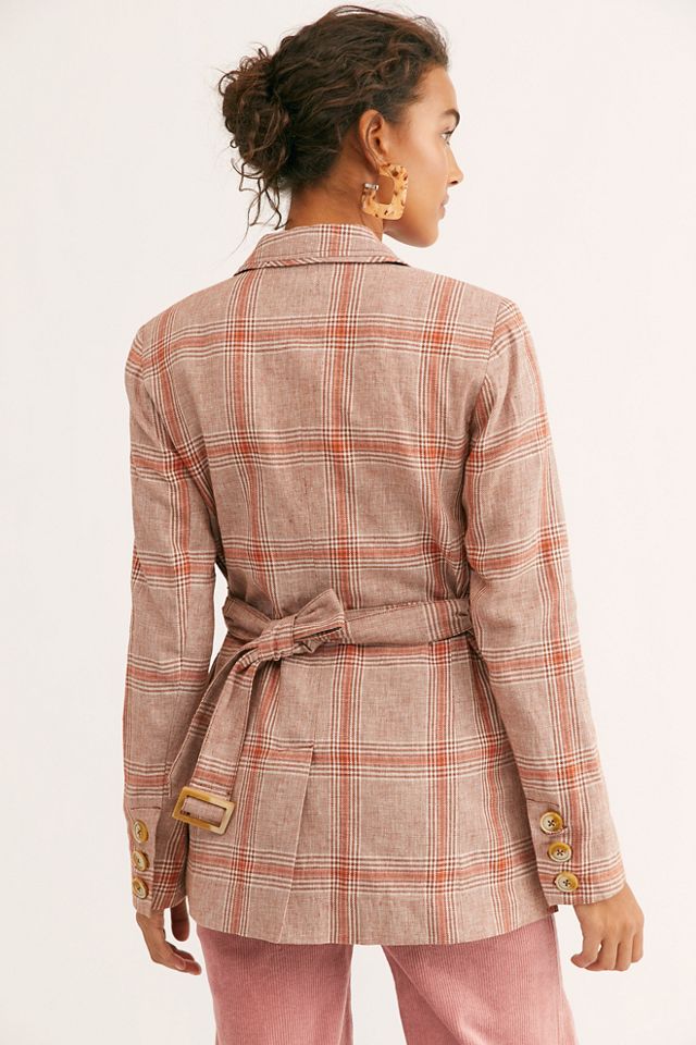 Emily Plaid Yarn Dyed Blazer #2