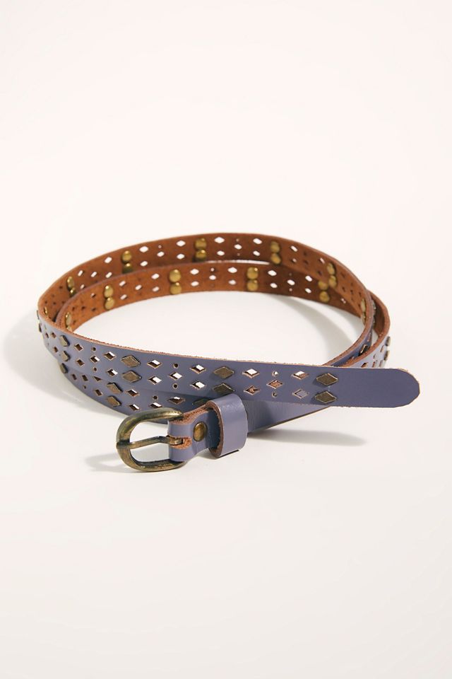 Kiera Skinny Studded Belt | Free People UK