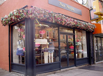 The Beautiful Free People Store at the Empty International Marketplace