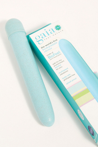 Gaia Eco Biodegradable Vibrator at Free People in Blue