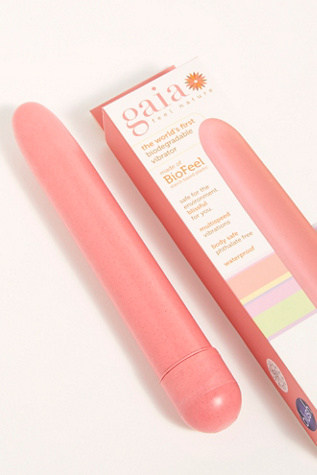 Gaia Eco Biodegradable Vibrator at Free People in Orange