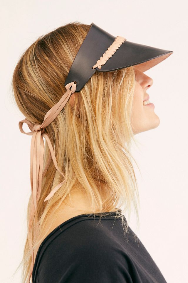 Curi Braided Leather Visor #2