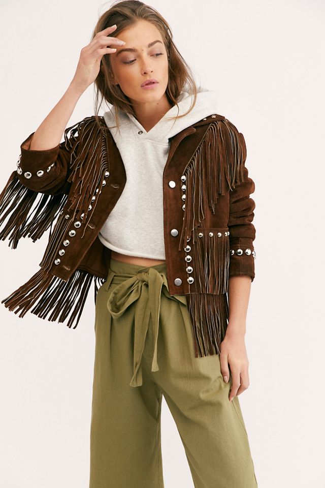 Free people best sale studded jacket