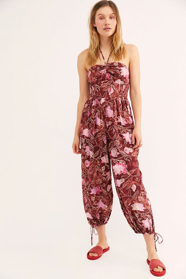 Free people cheap halter jumpsuit