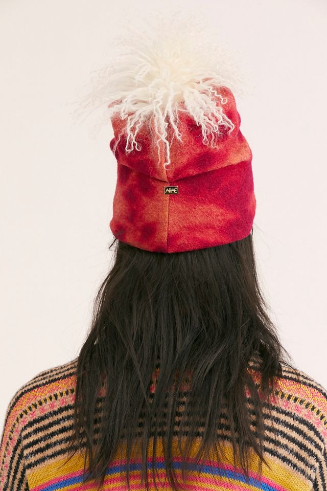 Hand Dyed Wool Beanie #1
