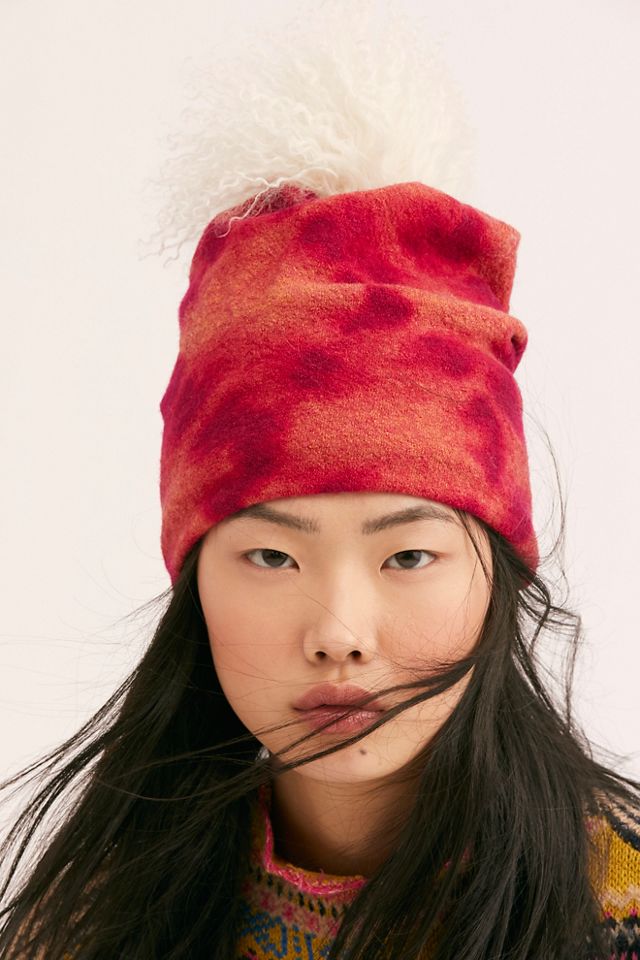 Hand Dyed Wool Beanie #2