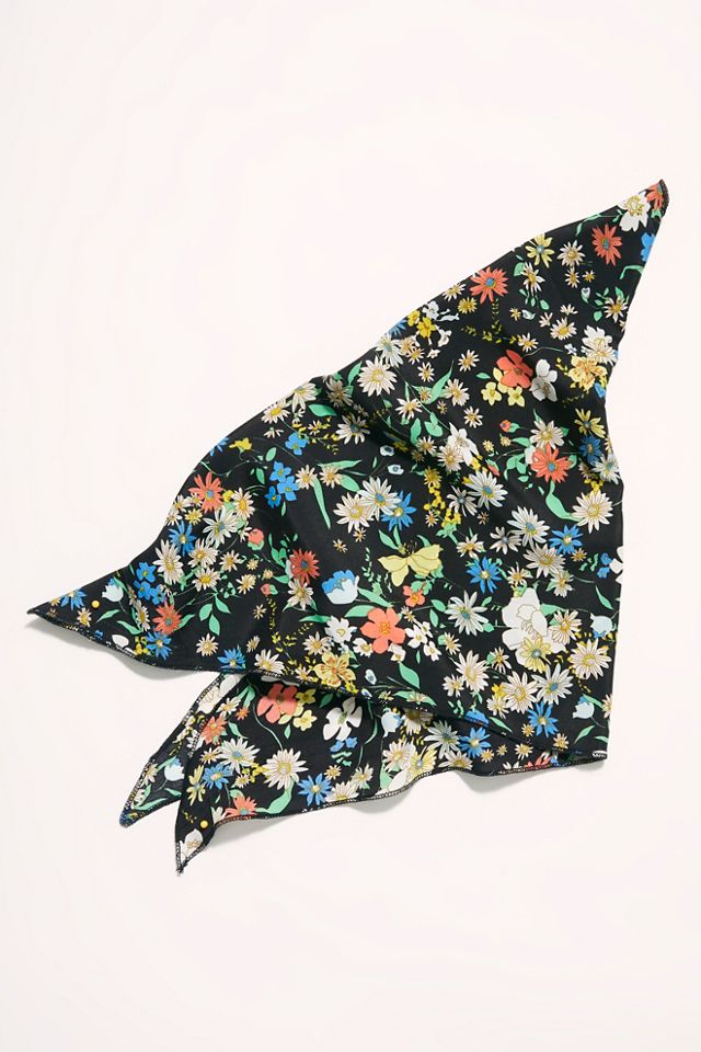 Secret Garden Print Triangle Scarf #2