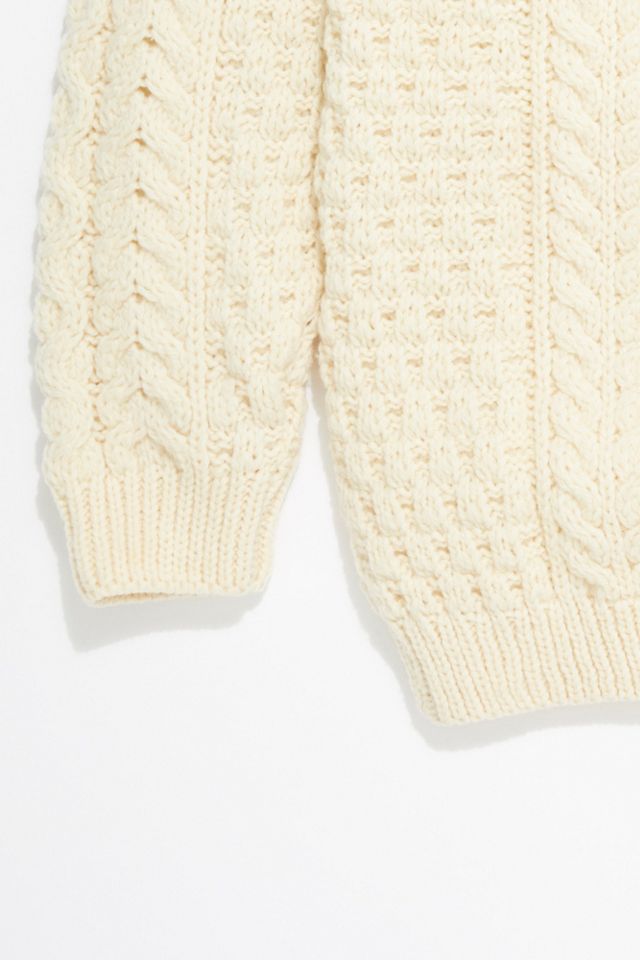 Vintage 1960s Irish Cable Knit Sweater #3