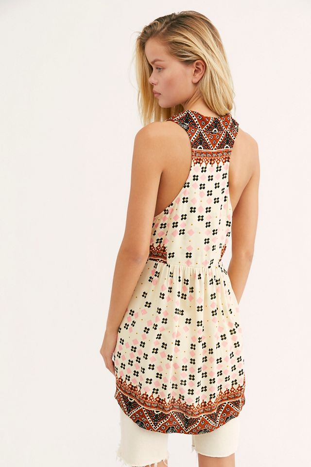 Charlotte Sleeveless Printed Top #1
