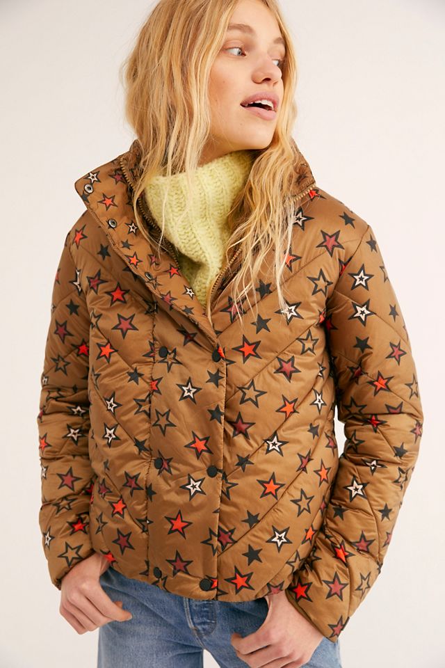 Quilted Star Puffer Jacket #1