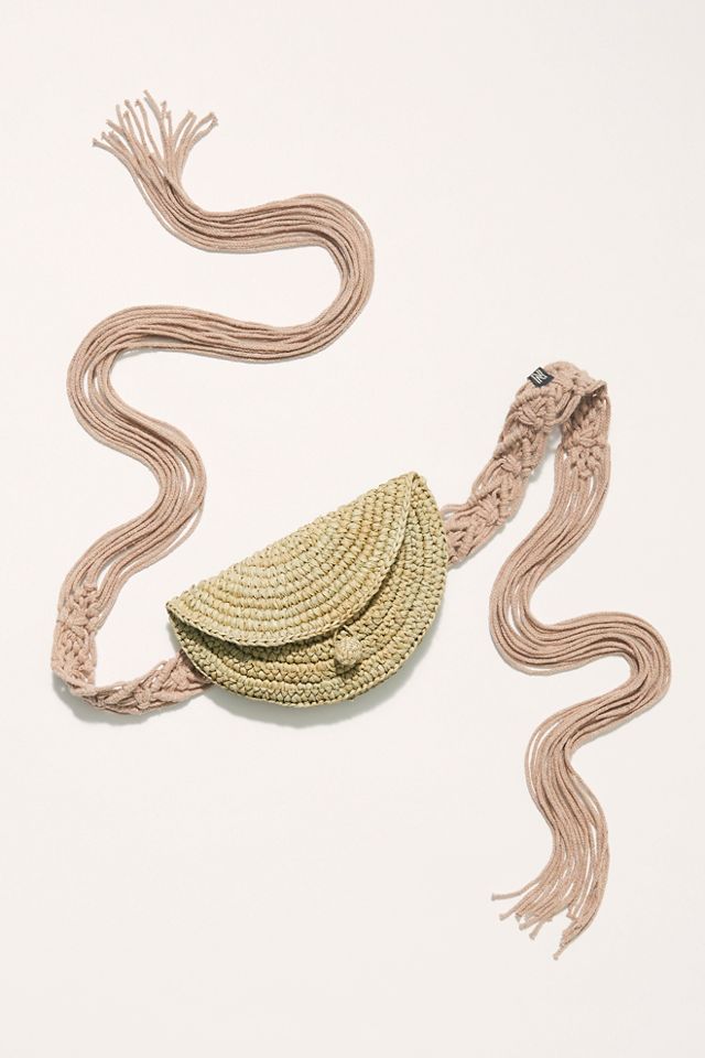 Nannacay Straw Belt Bag #1