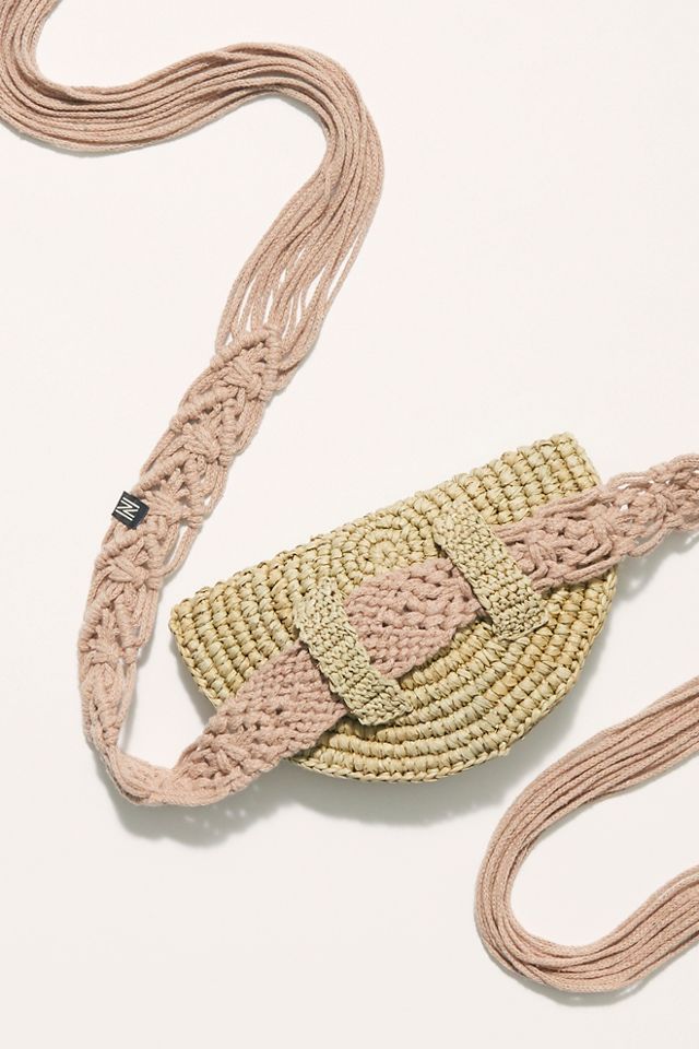 Nannacay Straw Belt Bag #2