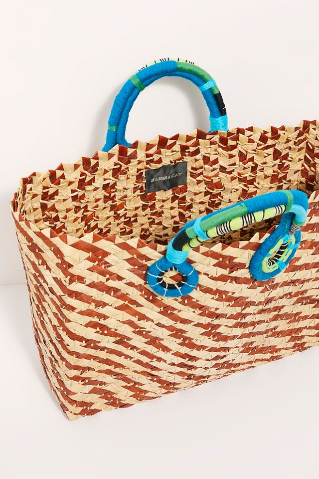 Nannacay Multicolored Straw Tote #2