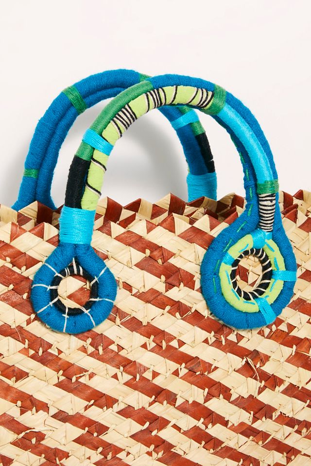 Nannacay Multicolored Straw Tote #3
