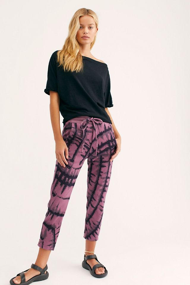 Tie Dye Jacquard Pants