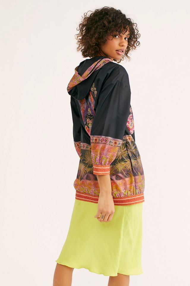 Love Birds Hooded Windbreaker Jacket #1