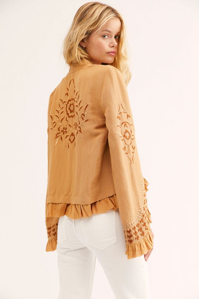 Free people linen jacket hotsell