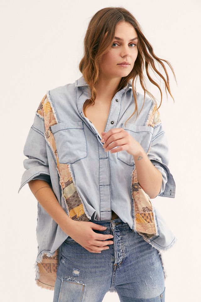 Free people hot sale button up jeans