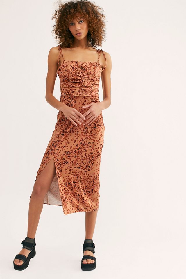 Free people cheetah dress hotsell