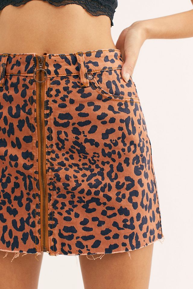 Zip It Up Printed Mini Skirt #3