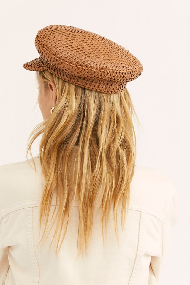 Mesa Woven Leather Cap | Free People