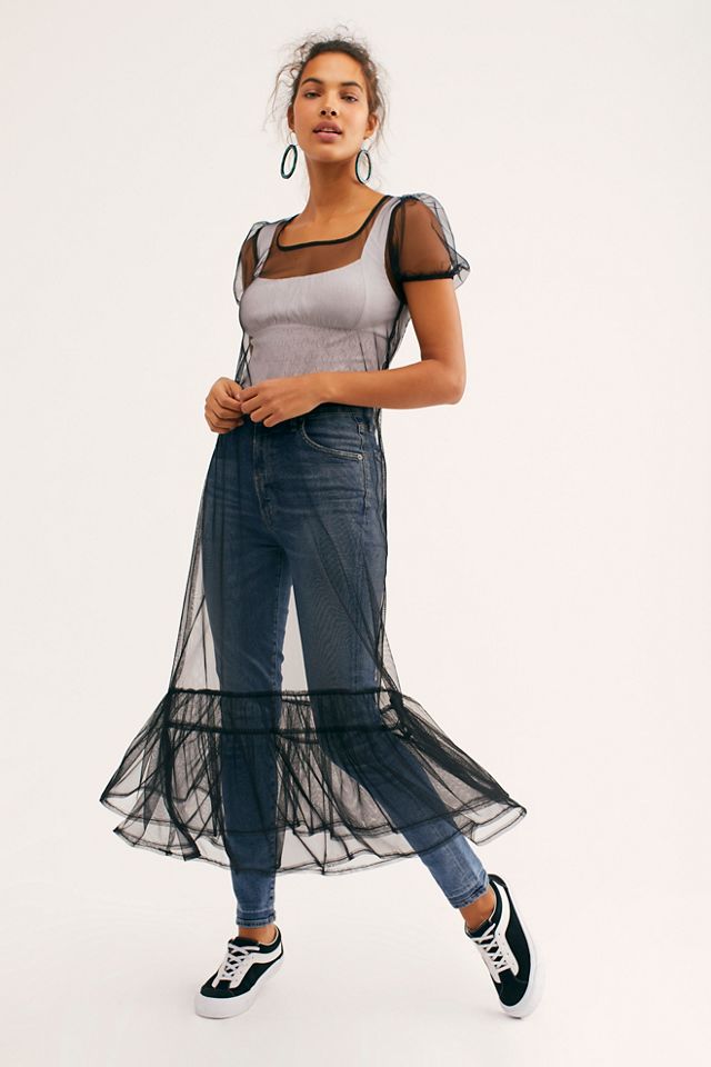 Robe midi transparente #3